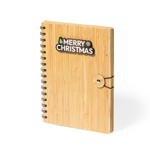 Ring notebook in nature line and Christmas design - Mossel Personalised