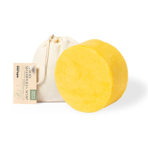 Shikakai vegan solid shampoo 80 gr, made with a selection of active ingredients such as virgin olive, organic shea butter, carrot and botanical extracts of shikakai - Nanon Personalised