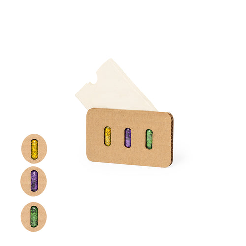 Seed capsule set presented in a die-cut recycled cardboard box with planting instructions - Nioxis Personalised