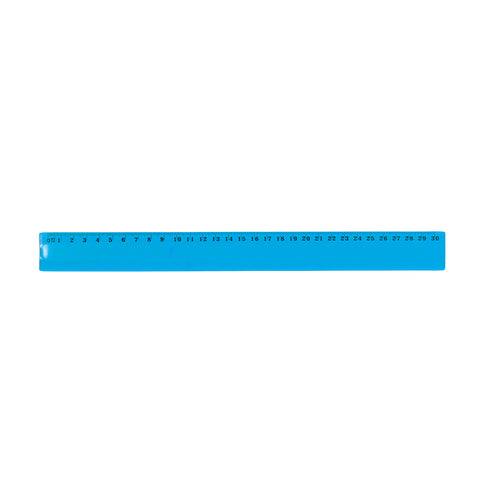 30cm flexible body ruler, with transparent body - Flexor Personalised