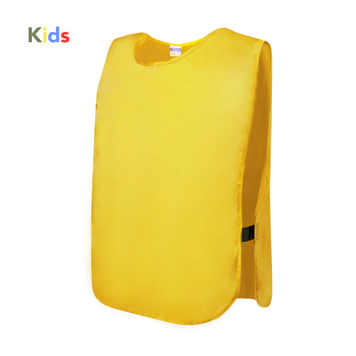 Sporty bib for children in soft and resistant 190T polyester and elastic sides - Wiki Personalised