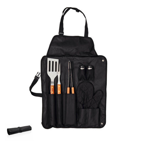 Barbecue set of 7 accessories - North Personalised