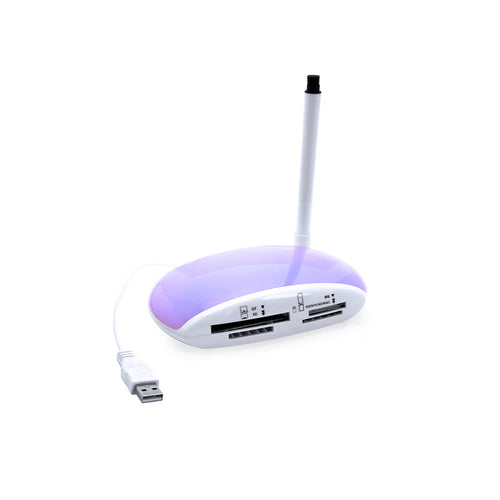 Original card reader with original bicolor curved design and translucent backlit top cover - Usak Personalised