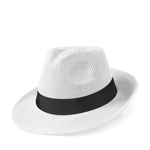 High-quality hat synthetic material with comfortable matching color inside ribbon - Timbu Personalised