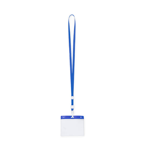 Identifier in PVC with lanyard and with carabiner closure - Maes Personalised