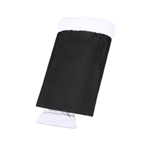 Ice scraper with protective mitten in resistant, 210T polyester - Dasha Personalised