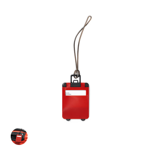 Original design trolley case tag in resistant bicolor combination material - Cloris Personalised
