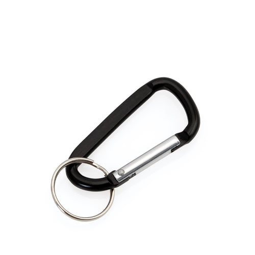 Aluminum carabiner with body in smooth finish in bright - Zoko Personalised
