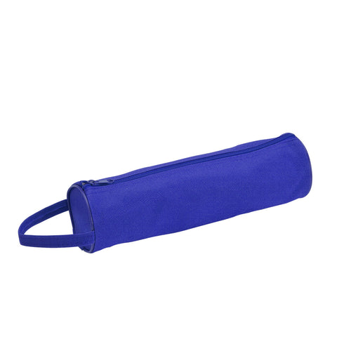 Classic zipper case with cylindrical design in resistant 600D polyester - Celes Personalised