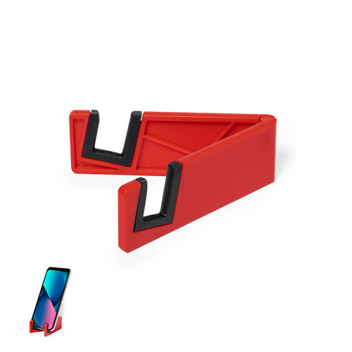 Holder for mobile device with folding legs and with PVC non-slip stops - Laxo Personalised