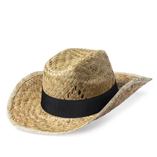 Sombreros Di Paglia Bull Personalizzato - Cappello di paglia in colore naturale verdastro con comoda fascia interna
