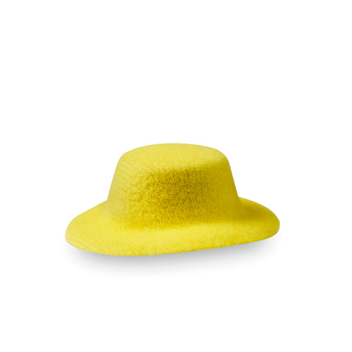 Original hair pin in velvet and shaped like a hat in varied bright tones - Tauron Personalised