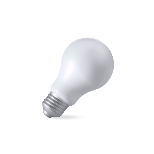 Bulb shaped antistress and soft body with shiny PU padding - Kidea Personalised