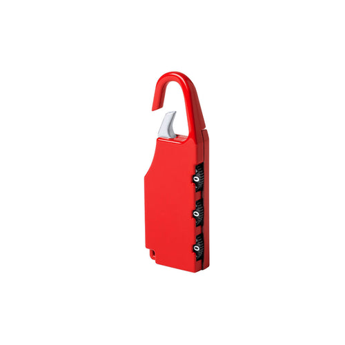 Metallic security padlock with numerical combination in bicolor design - Zanex Personalised