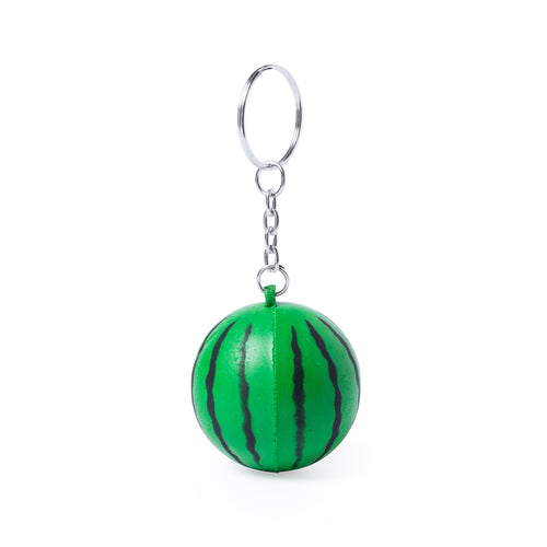 Original anti-stress keychain with soft PU body in fun fruit design - Fruty Personalised