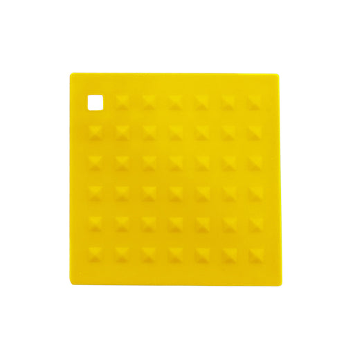 Flexible, silicone table mat with non-slip reinforced surface and hanging die-cut - Soltex Personalised