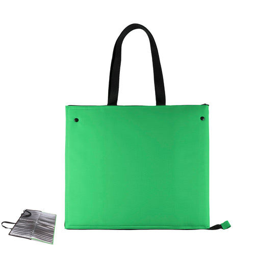 Cooler bag in resistant 600D polyester with full opening zipper closure - Klab Personalised