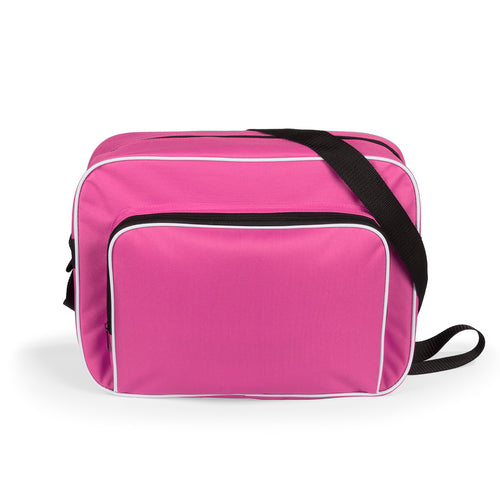 Multi purpose bag in resistant polyester 600D with reinforcement piping in white color - Curcox Personalised