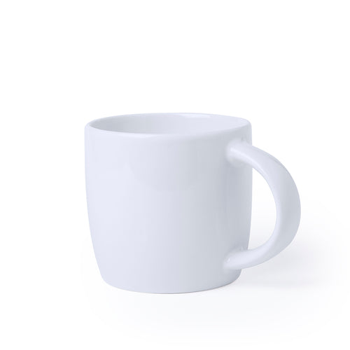 380ml AA ceramic mug in white color, for those who love a good coffee - Tarbox Personalised