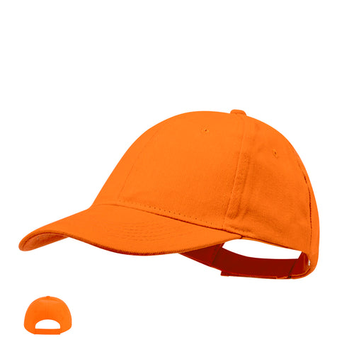 6 panel cap in brushed cotton material - Rittel Personalised