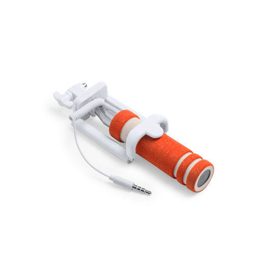 Compact folding selfie stick, minimalist design, with 3 - Paicom Personalised