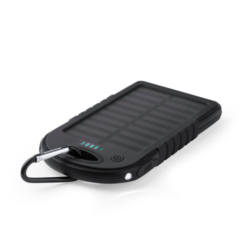 Durable external auxiliary battery with solar charging and high capacity -4,000mAh- - Lenard Personalised