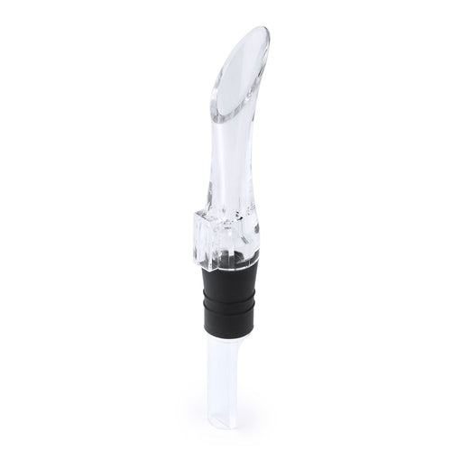 Wine aerator with transparent acrylic material body and safety adjustment - Crianz Personalised