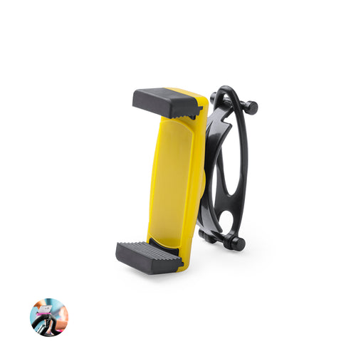 360º rotating handlebar mount for smartphones, in a casual bicolor design - Perch Personalised