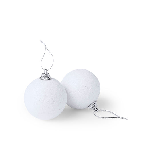 Set of 6 Christmas hanging balls - Yenkit Personalised