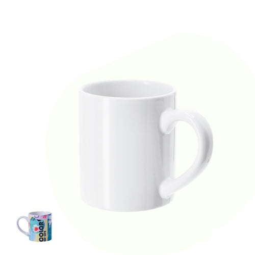 Ceramic AA mug 250ml capacity in white and especially designed for sublimation printing - Dolten Personalised