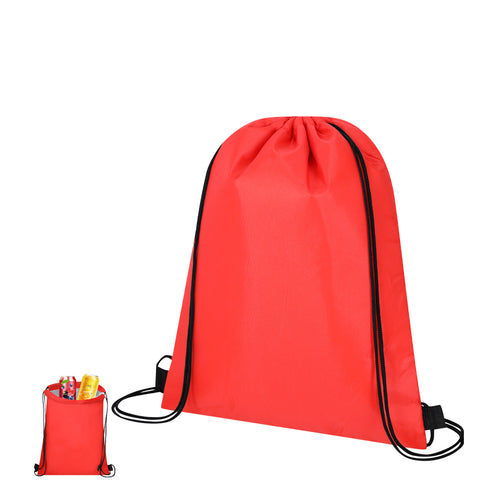 Drawstring cooler backpack in soft 210D polyester - Nipex Personalised