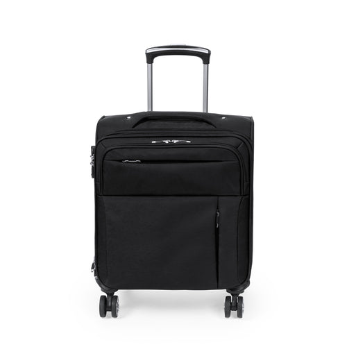 Full opening business trolley with 4 telescopic wheels in nylon - Zoidel Personalised