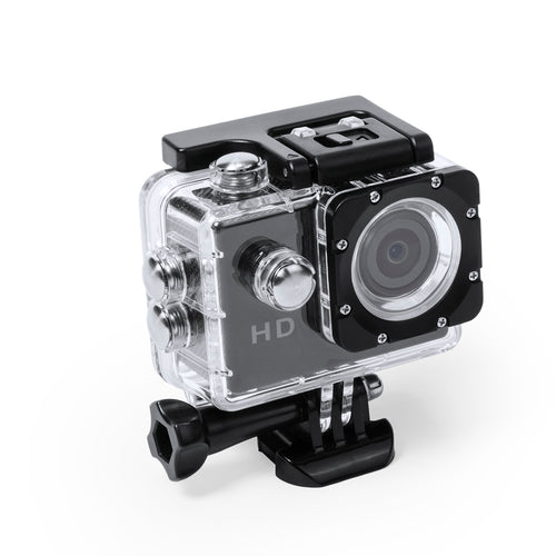 High quality sports camera with HD 720p video capture, compact and resistant design, especially designed for intensive use - Komir Personalised