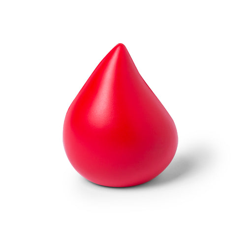 Anti-stress droplet and soft body with shiny PU padding - Gotin Personalised