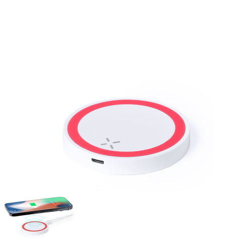 Bicolored round wireless charger - Radik Personalised