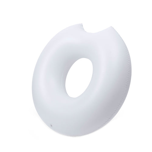 Original inflatable mattress in PVC of maxi size and in the shape of a bitten donut - Donutk Personalised