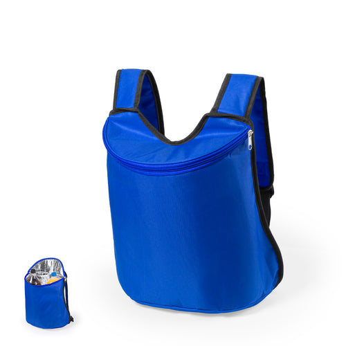 All-terrain cooler backpack in resistant 600D polyester and with matching zipper closure - Polys Personalised
