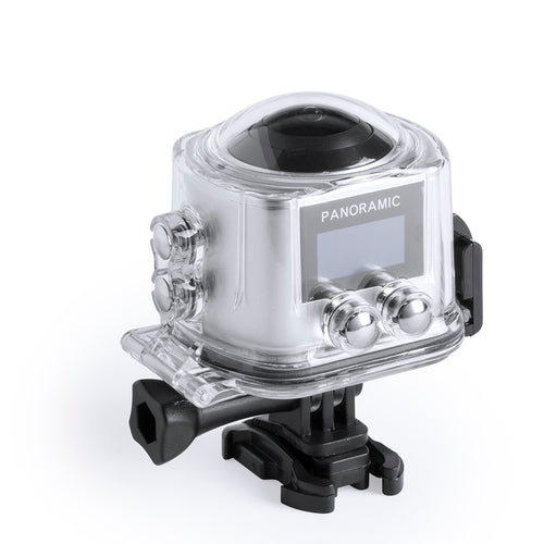 High quality 360° sports camera with HD 2448p video capture, compact and resistant design, especially designed for intensive use - Logans Personalised