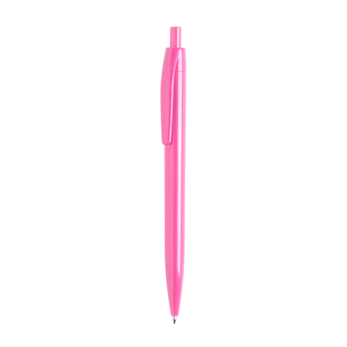 Push-up ball pen with monochrome design with a glossy finish - Blacks Personalised