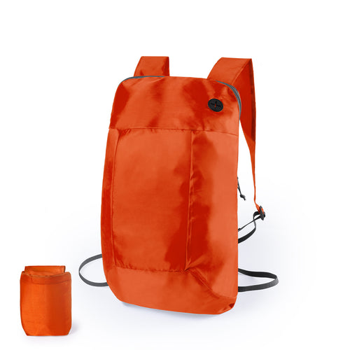 Zaini Signal Personalizzato - Zaino pieghevole in morbido poliestere 210D, con chiusura a zip e uscita per le cuffie