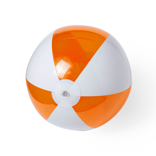 PVC inflatable balloon with bicolor design in combination of white and transparent panels - Zeusty Personalised