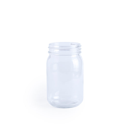 450ml, multi purpose glass jar with transparent finishin - Drunax Personalised