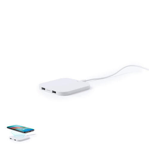 Minimalist design white wireless color charger - Donson Personalised