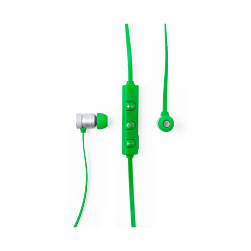 Intraural headphones with Bluetooth® connectivity, soft aluminum body and holding magnets - Voltar Personalised