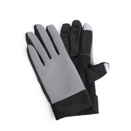 Sports pair of gloves made of resistant polyester and lycra - Vanzox Personalised