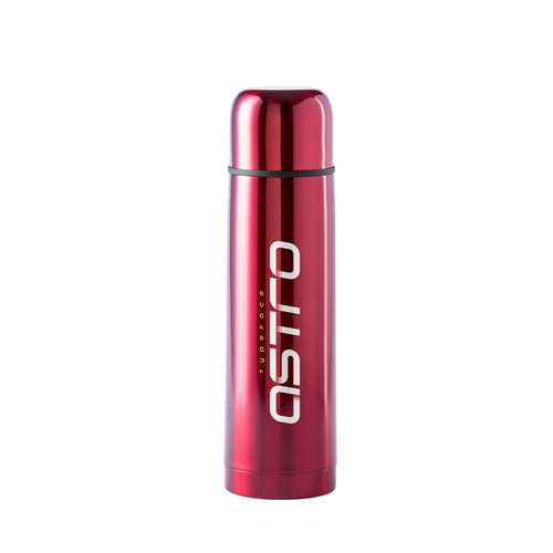 500ml capacity, stainless steel thermos flask in glossy finish - Tancher Personalised
