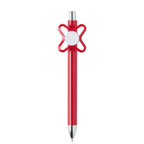 Karsol Personalizzato - Originale Penna spinner antistress con meccanismo a pulsante e design divertente con accessopri