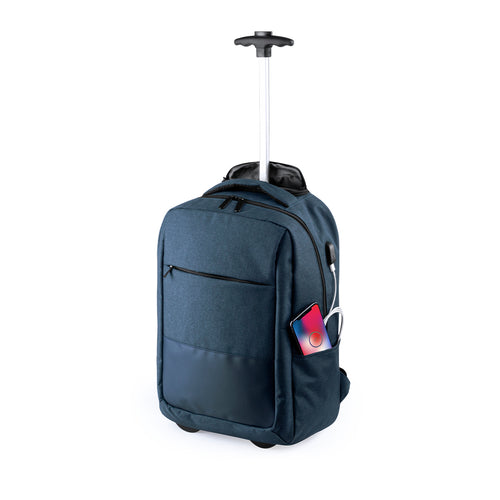 Backpack trolley in resistant polyester 300D - Haltrix Personalised