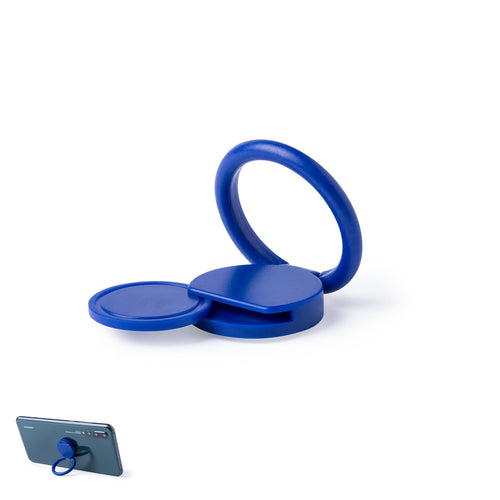 Sticky holder for smartphone with integrated shopping trolley coin in matching color - Quiton Personalised