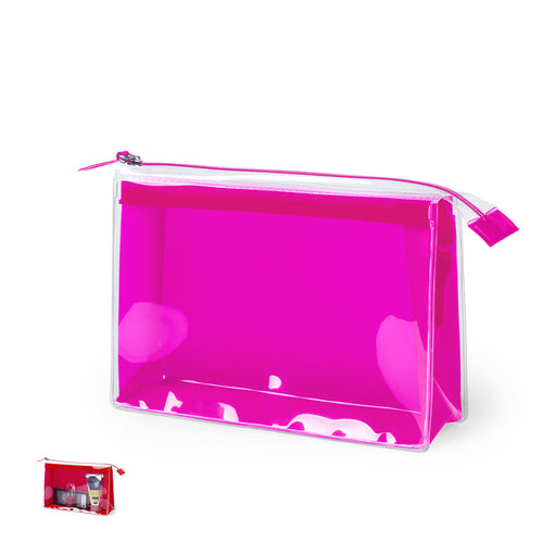 Multi purpose beauty bag in resistant, translucent, EVA material and PVC free - Pelvar Personalised